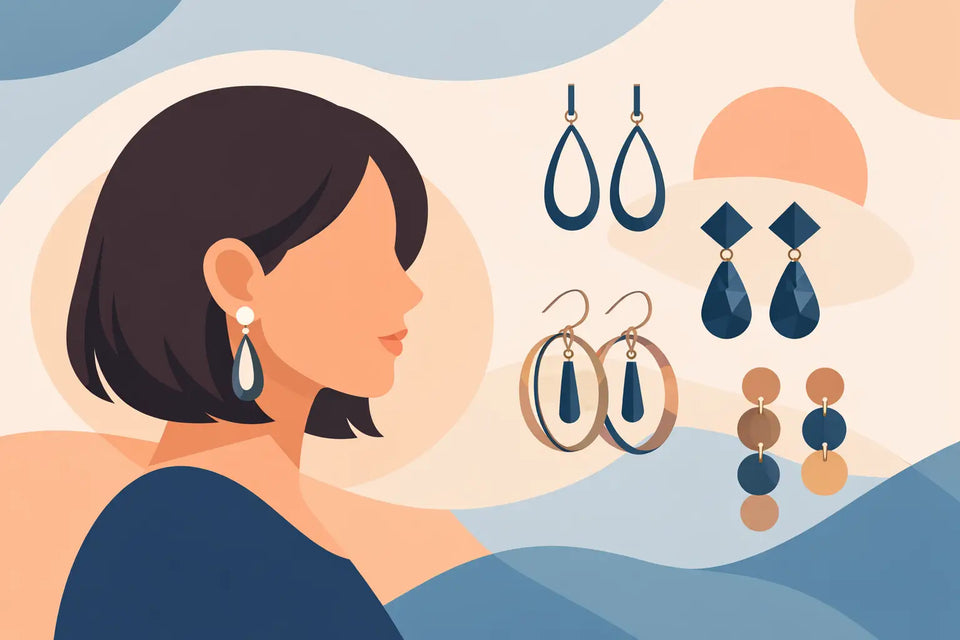 Earrings for Round Face Shapes That Flatter