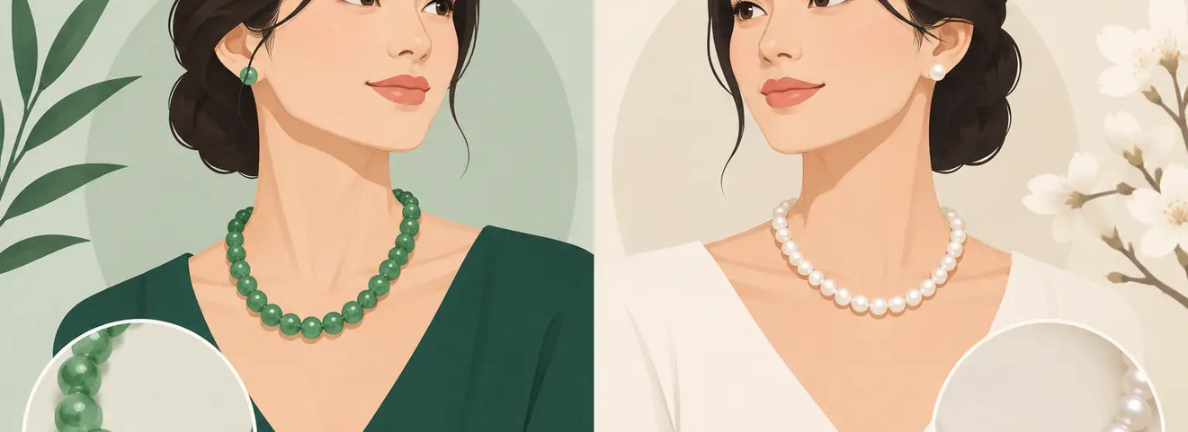Jade vs Pearl Necklace: Which One Suits You?
