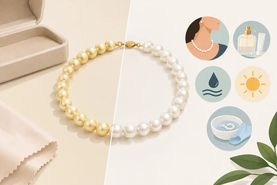 Why Pearl Necklaces Turn Yellow and What to Do