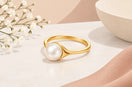 Gold Pearl Ring: A Graceful Everyday Choice