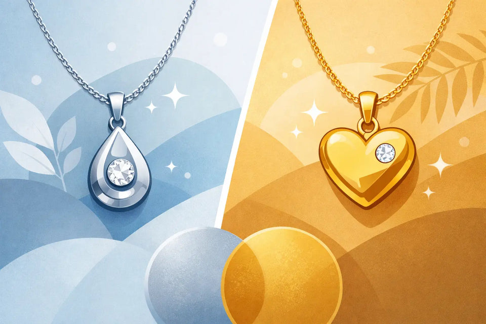 Silver vs Gold Pendants for Everyday Style