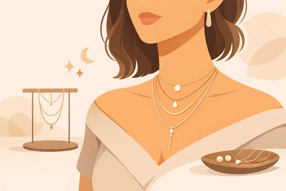 How to Layer Delicate Necklaces Well