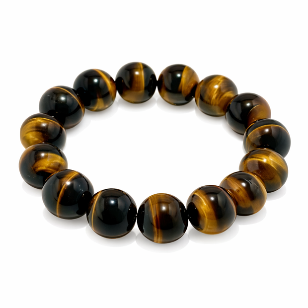 Tiger eye 16-16.5mm bracelet Diameter-16cm