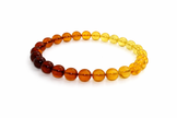 Amber multicolour 7mm bracelet diameter-16cm