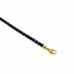 Black Onyx Faceted 3-3.5mm With Stainless Steel Hook Bracelet