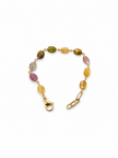 Tourmaline Oval Faceted Links Bracelet