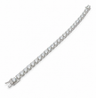 Moissanite 6mm Round Tennis 925 Silver Bracelet