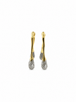 Lumina Drop Cubic Zirconia Alloy Earring