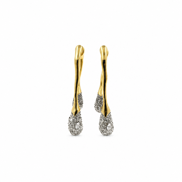 Lumina Drop Cubic Zirconia Alloy Earring