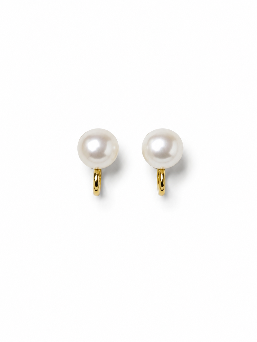 Fresh Water Pearl 11.5-12mm Alloy Clip Earring
