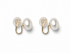 Fresh Water Pearl 11.5-12mm Alloy Clip Earring
