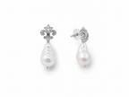 Fresh Water Pearl Baroque Dangling Alloy Earring