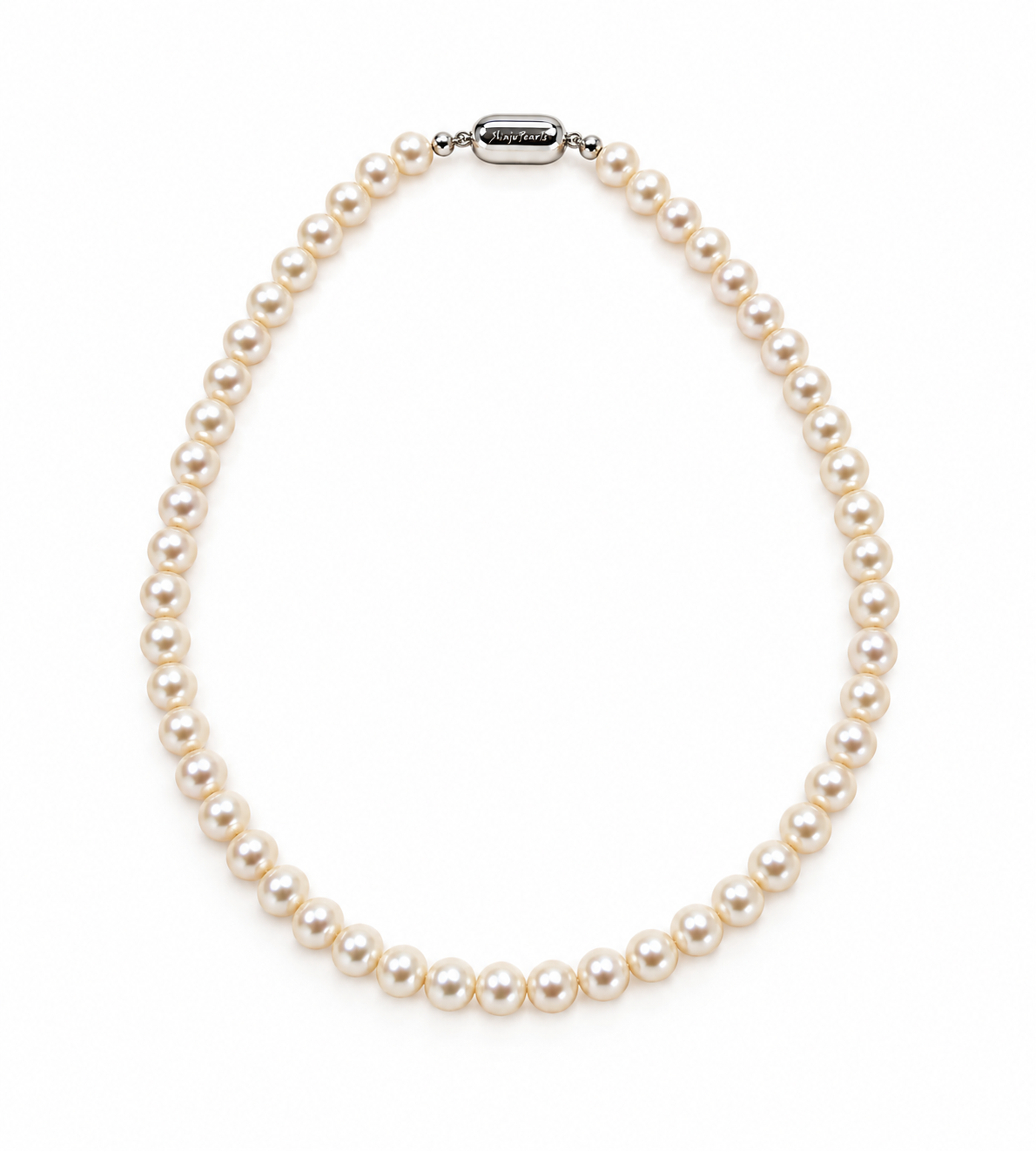 Fresh Water Pearl 6.5-7mm Strand Stainless Steel Hook Necklace