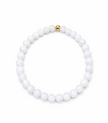 A Grade Lavender Jade 5-5.5mm Beads With 18k 0.049G Beads Elastic Bracelet