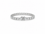 Moissanite 6mm Round Tennis 925 Silver Bracelet