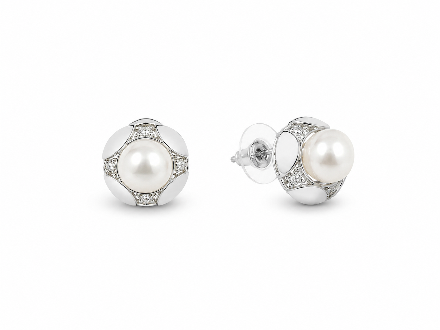 Fresh water pearl 9-10mm with mother of pearl earring and pendant alloy set