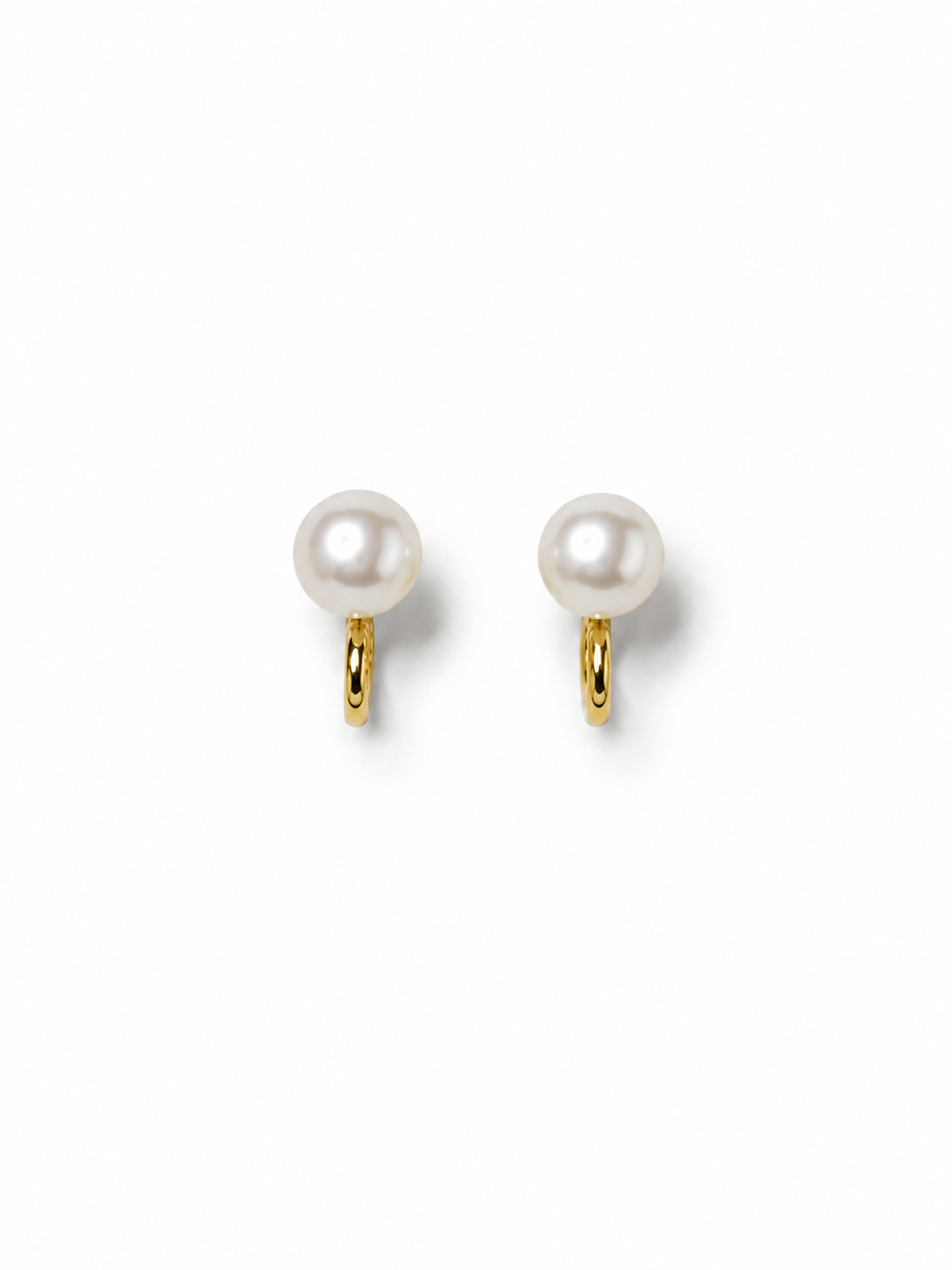 Fresh Water Pearl 8.5-9mm Alloy Clip Earring