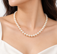 Fresh Water Pearl 6.5-7mm Strand Stainless Steel Hook Necklace