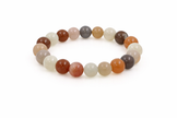Grey moonstone 12-12.5mm bracelet Diameter-14cm
